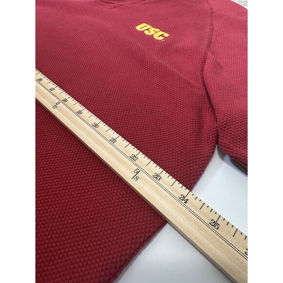 Nike USC Trojans Polo Shirt Mens XL Red Team Logo NCAA Embroidered Vintage VTG - Picture 8 of 9